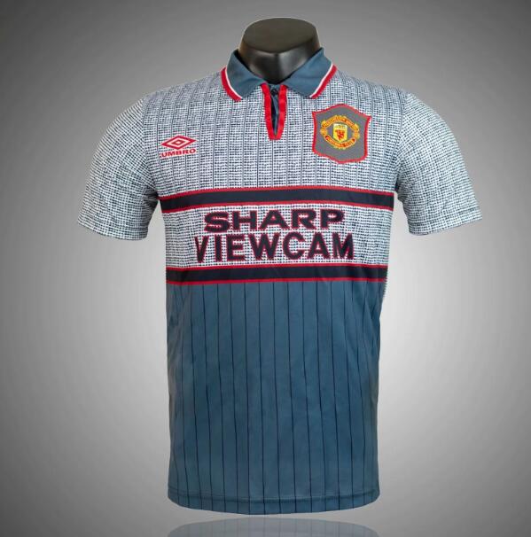 1995-96 Manchester United Retro Football Kit Third Soccer Jersey